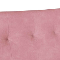Panca Chesterfield Rosa 112 x 65.5 x 75 cm Velluto 42019289