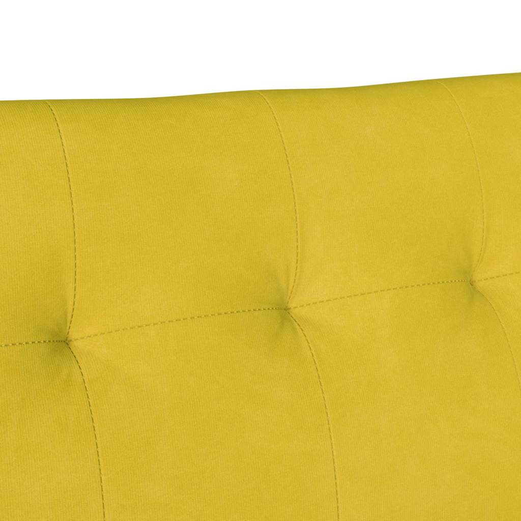 Panca Chesterfield Giallo 112 x 65.5 x 75 cm Velluto 42019292