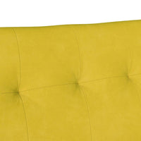 Panca Chesterfield Giallo 112 x 65.5 x 75 cm Velluto 42019292