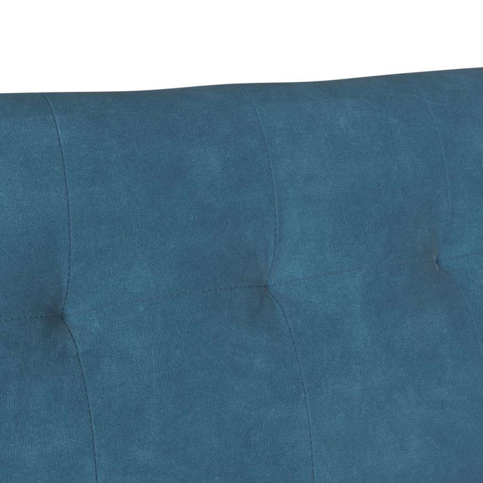 Panca Chesterfield Blu 112 x 65.5 x 75 cm Velluto 42019294