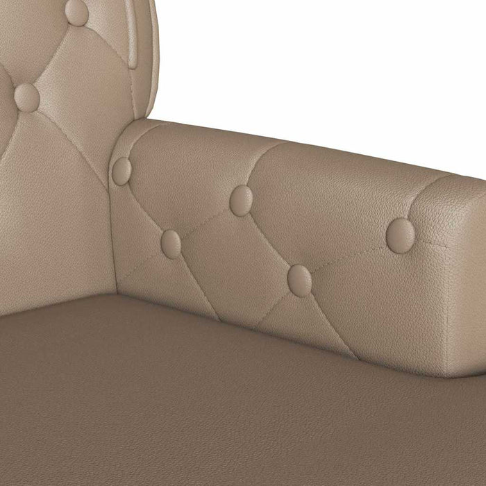 Panca Chesterfield Cappuccino 119.5 x 64.5 x 75 cm 42019298