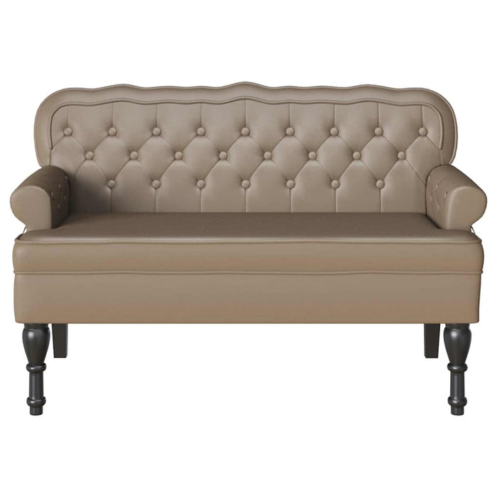 Panca Chesterfield Cappuccino 119.5 x 64.5 x 75 cm 42019298