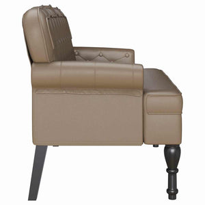 Panca Chesterfield Cappuccino 119.5 x 64.5 x 75 cm 42019298