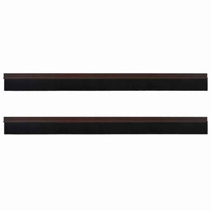 Spazzole per porte autoadesive 2 pcs Marrone 100 cm 42019415
