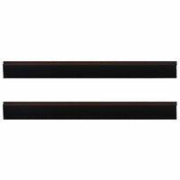 Spazzole per porte autoadesive 2 pcs Marrone 100 cm 42019416