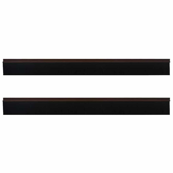 Spazzole per porte autoadesive 2 pcs Marrone 100 cm 42019416