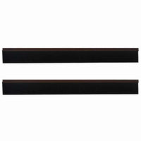 Spazzole per porte autoadesive 2 pcs Marrone 100 cm 42019417
