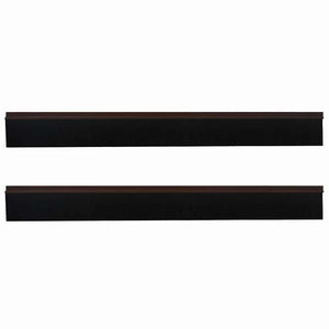 Spazzole per porte autoadesive 2 pcs Marrone 100 cm 42019417