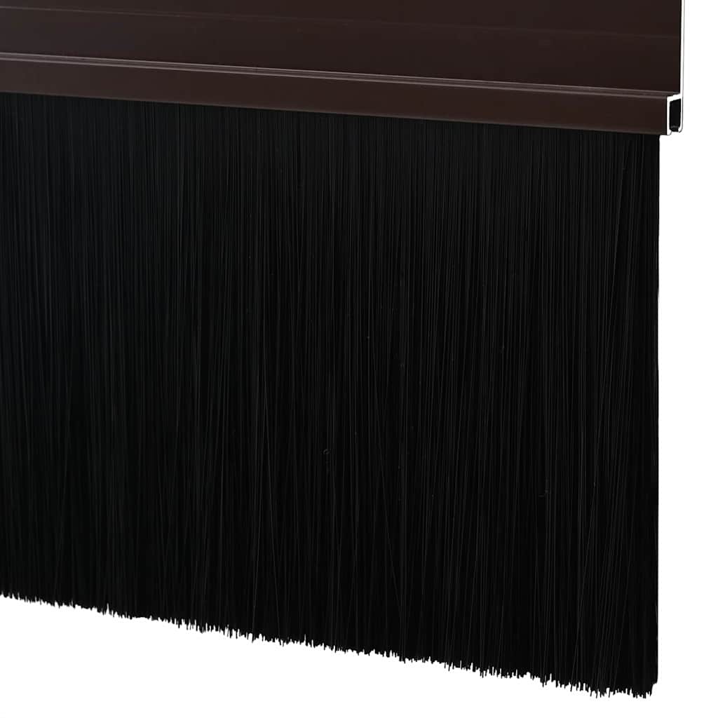 Spazzole per porte autoadesive 6 pcs Marrone 100 cm 42019421