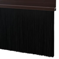 Spazzole per porte autoadesive 6 pcs Marrone 100 cm 42019421