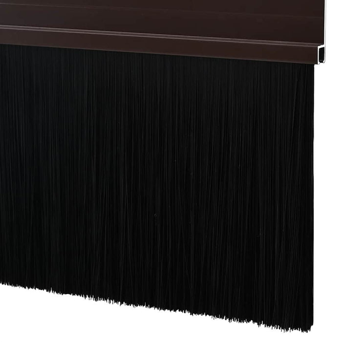 Spazzole per porte autoadesive 6 pcs Marrone 100 cm 42019421