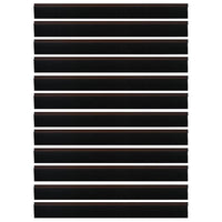 Spazzole per porte autoadesive 12 pcs Marrone 100 cm 42019424