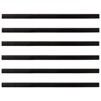 Spazzole per porte autoadesive 6 pcs Marrone 100 cm 42019430