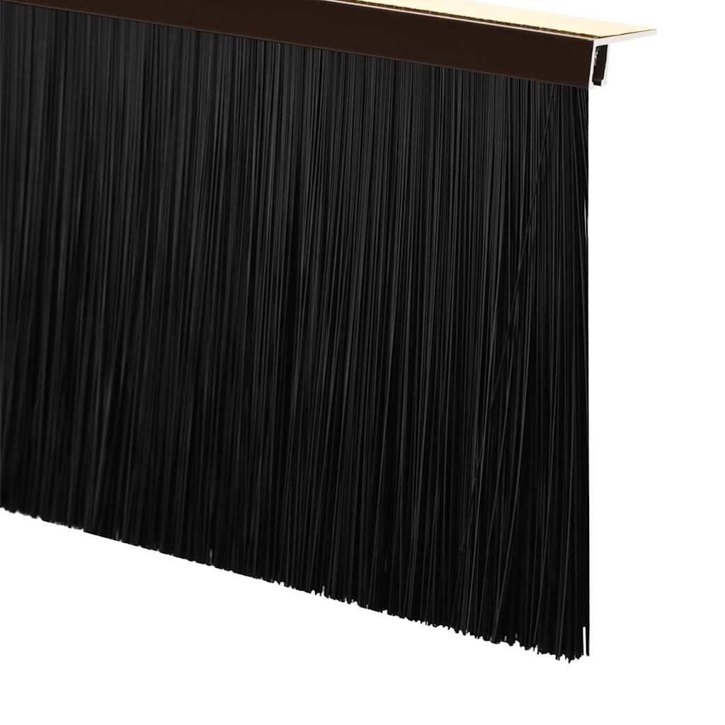 Spazzole per porte autoadesive 6 pcs Marrone 100 cm 42019433