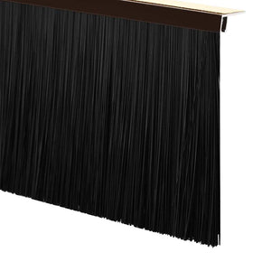 Spazzole per porte autoadesive 6 pcs Marrone 100 cm 42019433