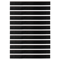 Spazzole per porte autoadesive 12 pcs Marrone 100 cm 42019436