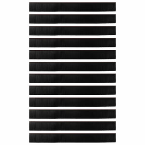 Spazzole per porte autoadesive 12 pcs Marrone 100 cm 42019437