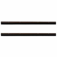 Spazzole per porte a vite 2 pcs Marrone 100 cm 42019438