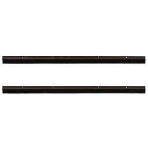 Spazzole per porte a vite 2 pcs Marrone 100 cm 42019438