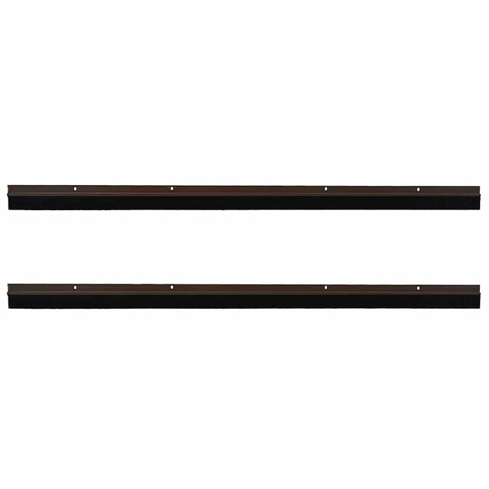 Spazzole per porte a vite 2 pcs Marrone 100 cm 42019438
