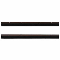 Spazzole per porte a vite 2 pcs Marrone 100 cm 42019439