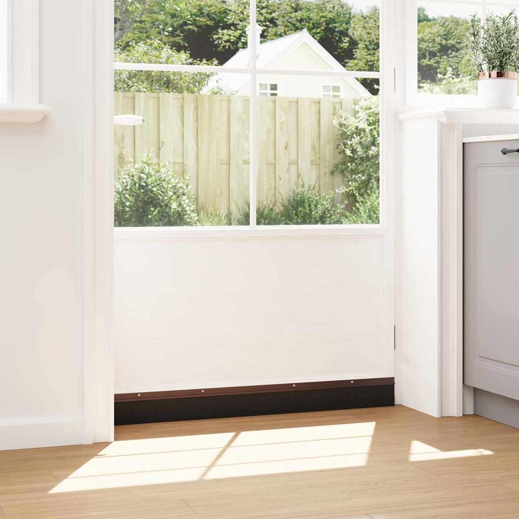 Spazzole per porte a vite 2 pcs Marrone 100 cm 42019440