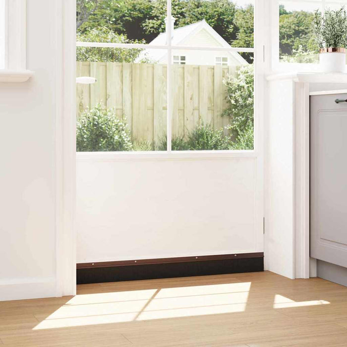 Spazzole per porte a vite 2 pcs Marrone 100 cm 42019440