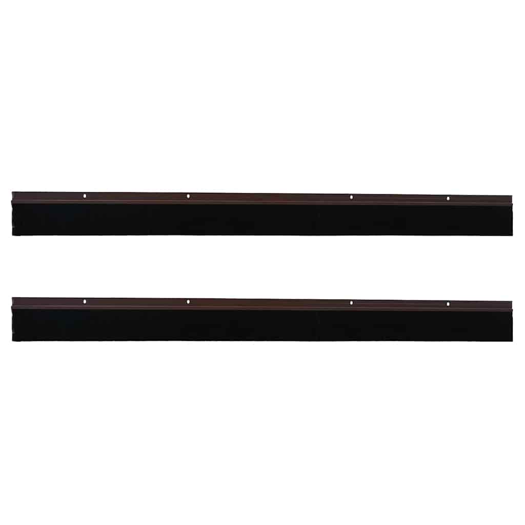 Spazzole per porte a vite 2 pcs Marrone 100 cm 42019440