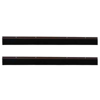 Spazzole per porte a vite 2 pcs Marrone 100 cm 42019440