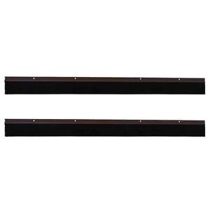 Spazzole per porte a vite 2 pcs Marrone 100 cm 42019440