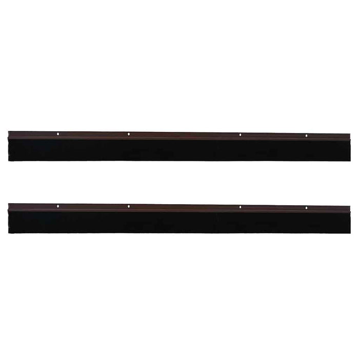 Spazzole per porte a vite 2 pcs Marrone 100 cm 42019440
