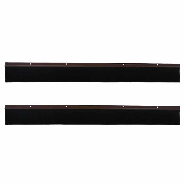 Spazzole per porte a vite 2 pcs Marrone 100 cm 42019441