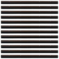 Spazzole per porte a vite 12 pcs Marrone 100 cm 42019446