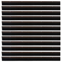 Spazzole per porte a vite 12 pcs Marrone 100 cm 42019447