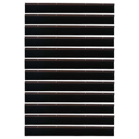 Spazzole per porte a vite 12 pcs Marrone 100 cm 42019449