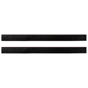 Spazzole per porte a vite 2 pcs Marrone 100 cm 42019451