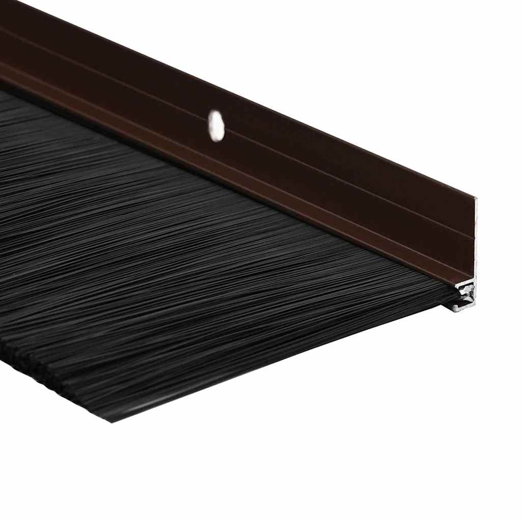 Spazzole per porte a vite 2 pcs Marrone 100 cm 42019452