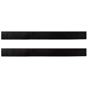 Spazzole per porte a vite 2 pcs Marrone 100 cm 42019452