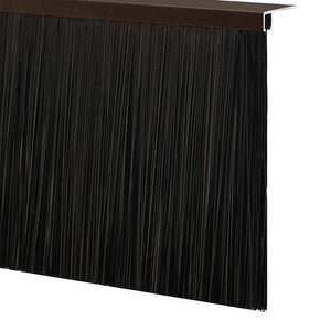 Spazzole per porte a vite 2 pcs Marrone 100 cm 42019453