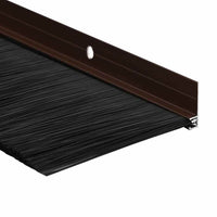 Spazzole per porte a vite 2 pcs Marrone 100 cm 42019453