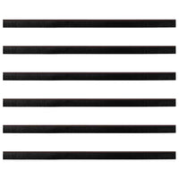 Spazzole per porte a vite 6 pcs Marrone 100 cm 42019454