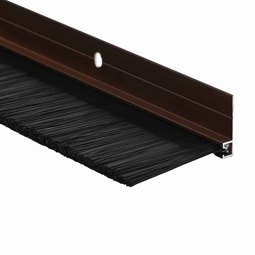 Spazzole per porte a vite 6 pcs Marrone 100 cm 42019455