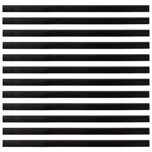 Spazzole per porte a vite 12 pcs Marrone 100 cm 42019458