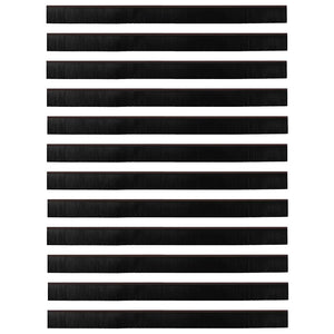 Spazzole per porte a vite 12 pcs Marrone 100 cm 42019459