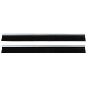 Spazzole per porte autoadesive 2 pcs Argento 100 cm 42019464