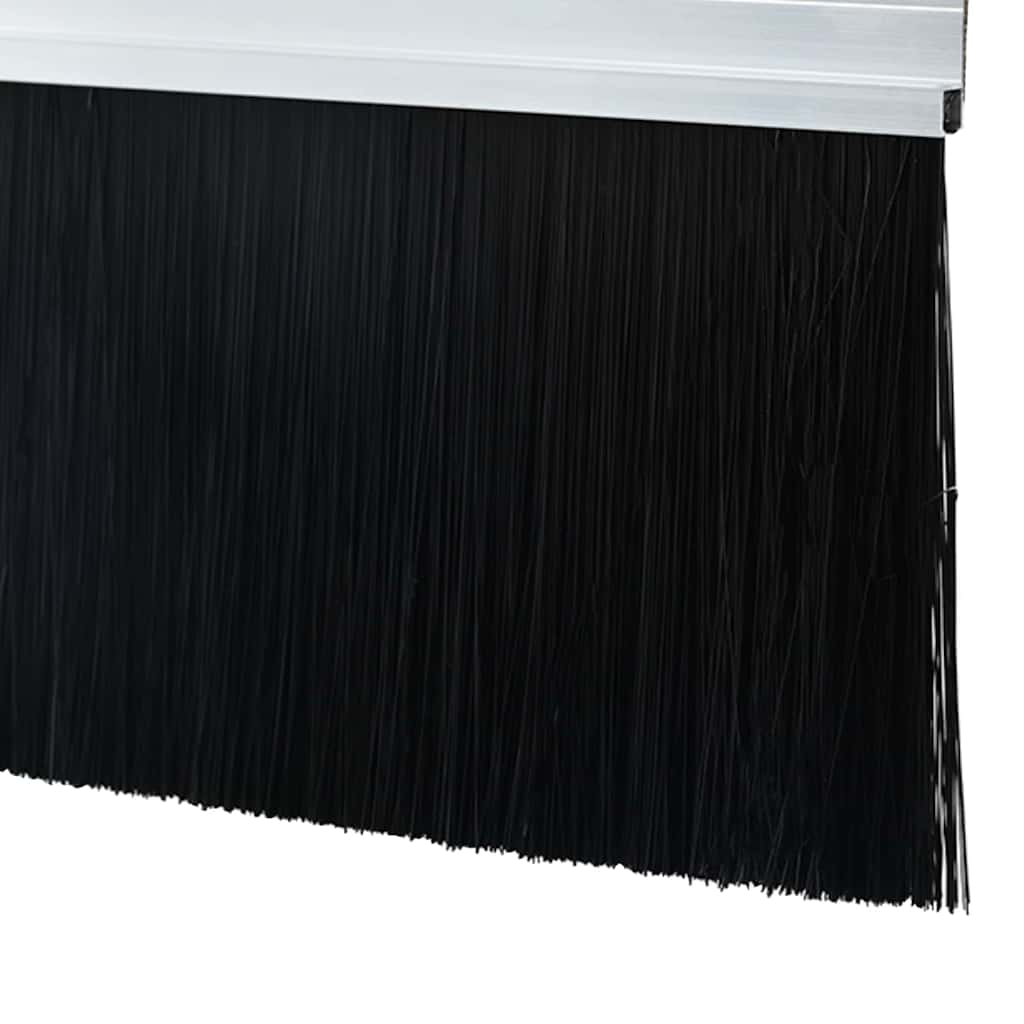 Spazzole per porte autoadesive 2 pcs Argento 100 cm 42019465