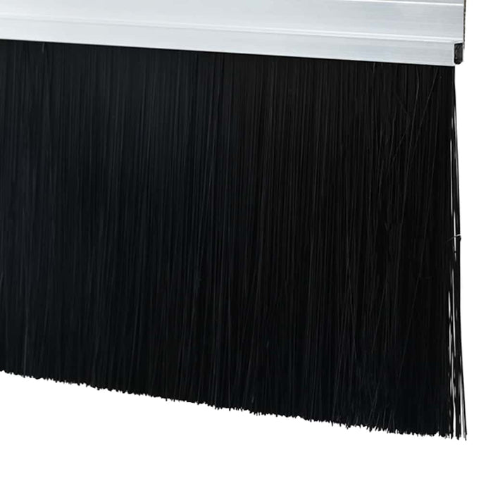 Spazzole per porte autoadesive 2 pcs Argento 100 cm 42019465