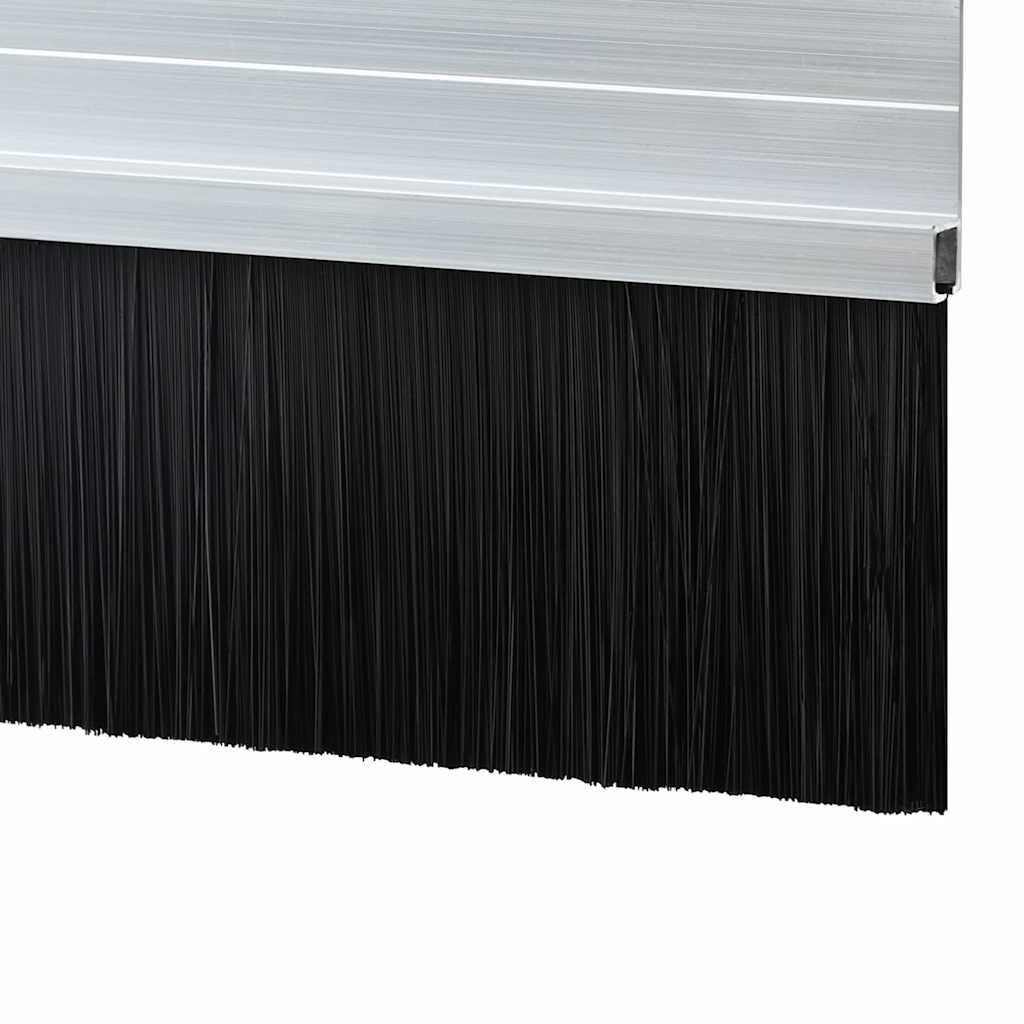 Spazzole per porte autoadesive 12 pcs Argento 100 cm 42019470