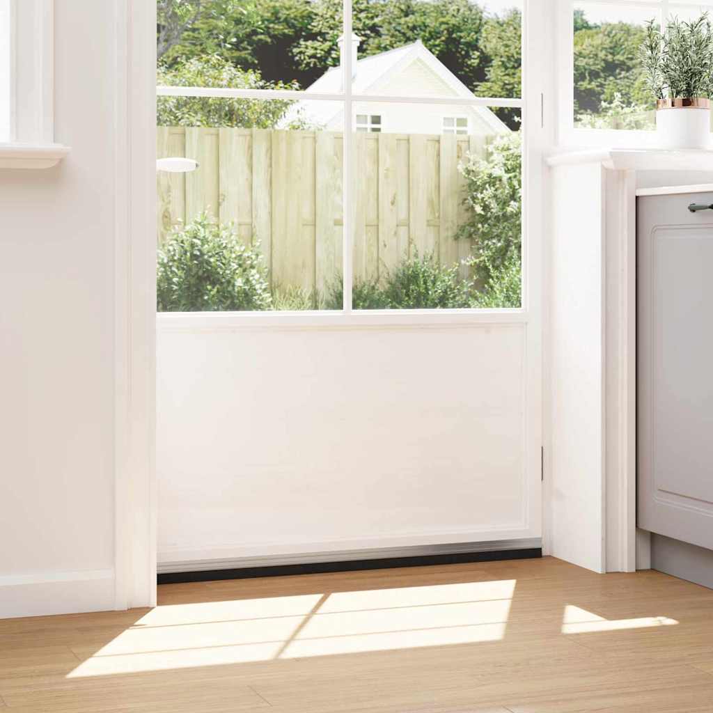 Spazzole per porte autoadesive 12 pcs Argento 100 cm 42019470