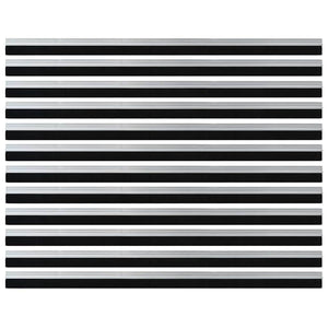 Spazzole per porte autoadesive 12 pcs Argento 100 cm 42019470